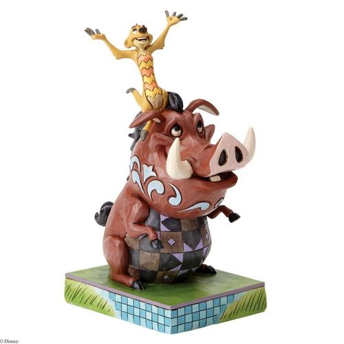 Disney Traditions Carefree Cohorts Timon and Pumbaa Figurine