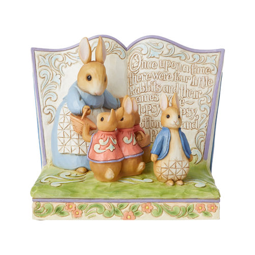 Beatrix Potter By Jim Shore There Were Four Little Rabbits Peter Rabbit Storybook Figurine