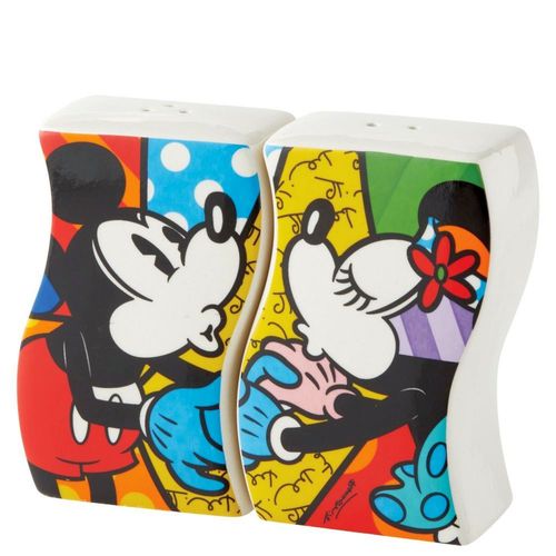 Disney by Romero Britto Mickey and Minne Salt and Pepper Shaker