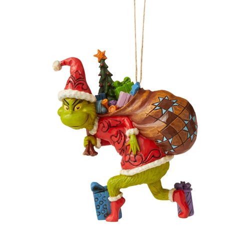 The Grinch By Jim Shore Grinch Tiptoeing Hanging Ornament