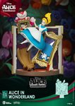 Beast Kingdom Disney Story Book Series D Stage PVC Alice in Wonderland Diorama