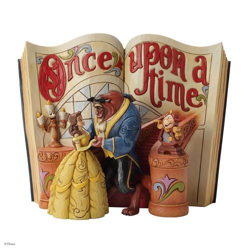 Disney Traditions Love Endures Storybook Beauty and The Beast Figurine