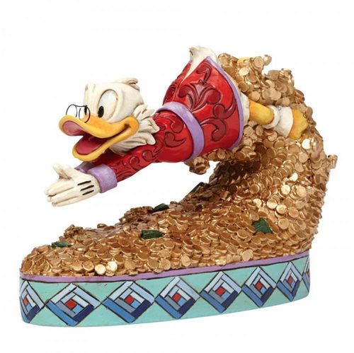 Disney Traditions Treasure Dive Scrooge McDuck Figurine