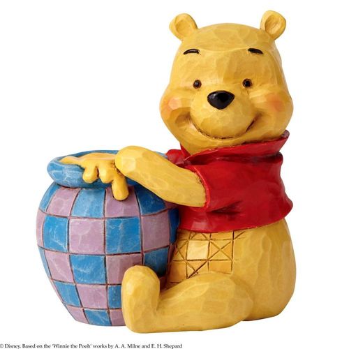Disney Traditions Winnie the Pooh with Honey Pot Mini Figurine