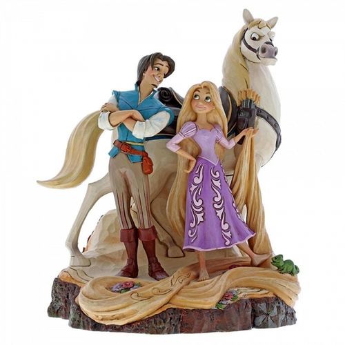 Disney Traditions Live Your Dream Tangled Carved by Heart