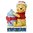 Disney Traditions Holiday Hunny Winnie the Pooh Christmas Figurine