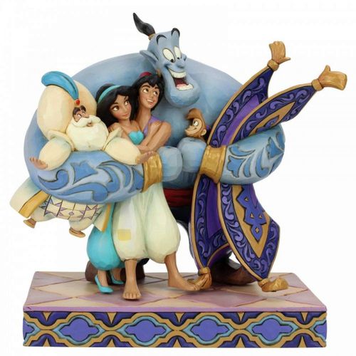Disney Traditions Group Hug Aladdin Figurine