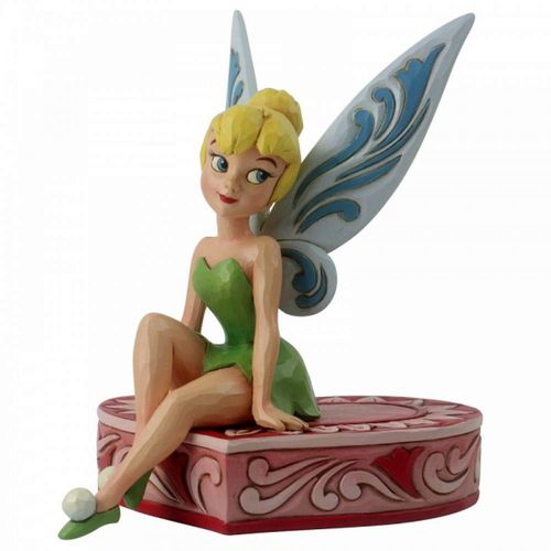 Disney Traditions Love Seat Tinker Bell on Heart Figurine