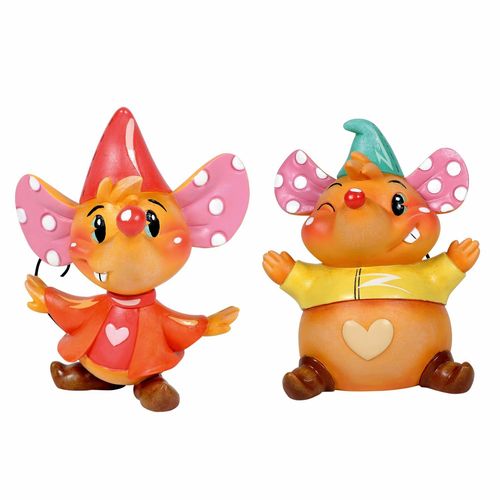 The World of Miss Mindy Presents Disney Gus and Jaq Figurine Set