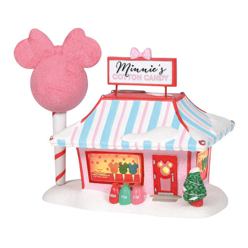Disney Village By D56 Minnies Cotton Candy Shop