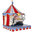 Disney Traditions Over the Big Top Dumbo Circus out of Tent Figurine