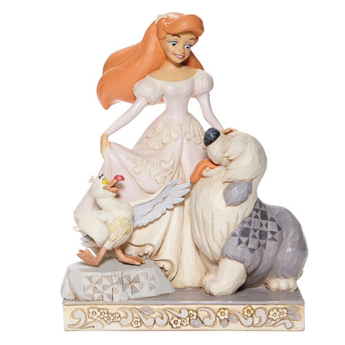 Disney Traditions White Woodland Spirited Siren Ariel Figurine