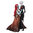 Disney Showcase Collection Jack and Sally Love Couture de Force Figurine