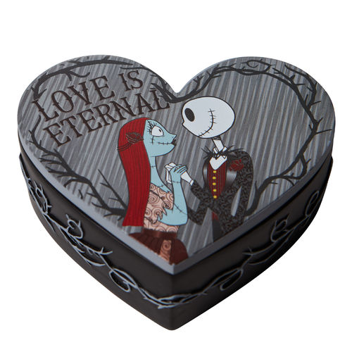 Disney Showcase Collection Jack and Sally Couture De Force Trinket Box