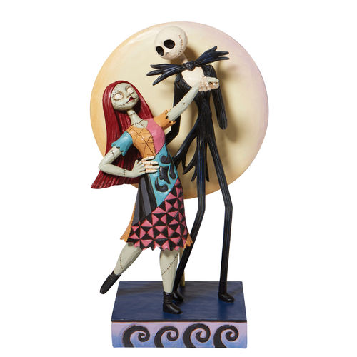 Disney Traditions A Moonlit Dance Jack and Sally Romance Figurine