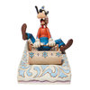 Disney Traditions A Wild Ride Goofy Sledding Figurine
