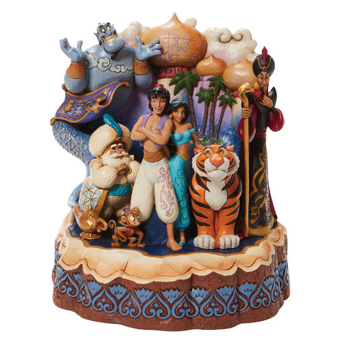 Disney Traditions A Wondrous Place Carved by Heart Figurine Aladdin