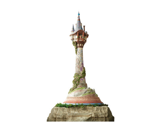 Disney Traditions Dreaming of Floating Lights Rapunzel Tower Masterpiece Figurine
