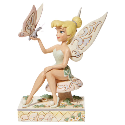 Disney Traditions White Woodland Passionate Pixie Tinkerbell Figurine