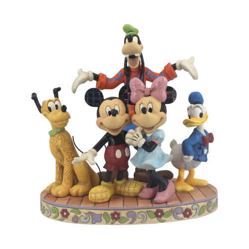 Disney Traditions The Gangs All Here Mickey Mouse and Friends Figurine