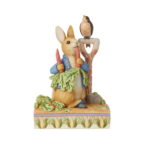 Beatrix Potter By Jim Shore then he ate some radishes Peter Rabbit Figurine