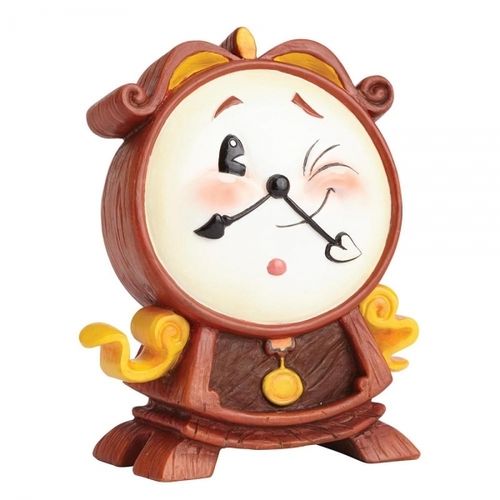 The World of Miss Mindy Presents Disney Beauty and the Beast Cogsworth Figurine