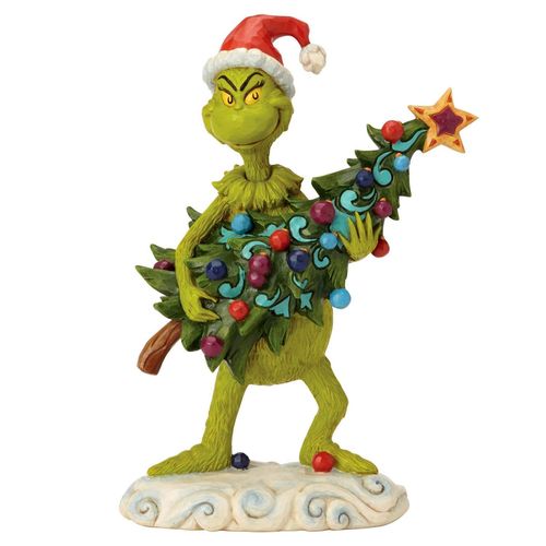 The Grinch By Jim Shore Grinch Stealing Tree Figurine