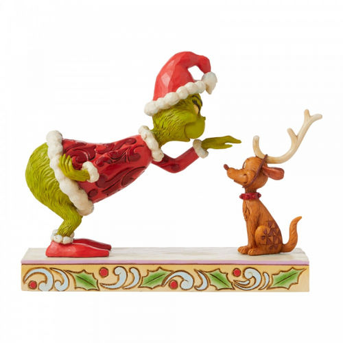 The Grinch By Jim Shore Grinch Patting Max