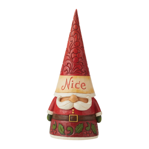 Heartwood Creek By Jim Shore Gnome Bodys Perfect Naughty or Nice two sided Gnome Figurine