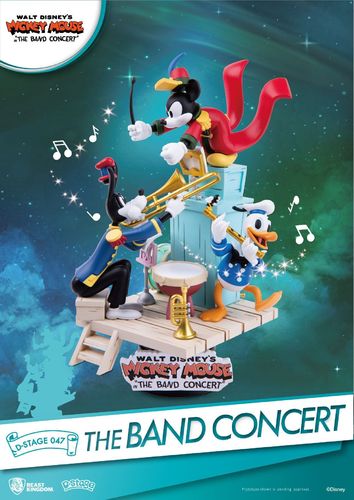 Beast Kingdom Disney Mickey Mouse D Stage PVC The Band Concert Diorama