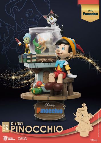 Beast Kingdom Disney Classic Animation Series D Stage PVC Pinocchio Diorama