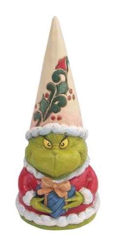 The Grinch By Jim Shore Grinch with Present Gnome