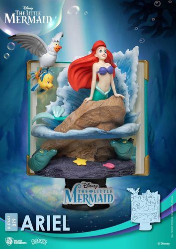 Beast Kingdom Disney Story Book Series D Stage PVC Ariel Diorama