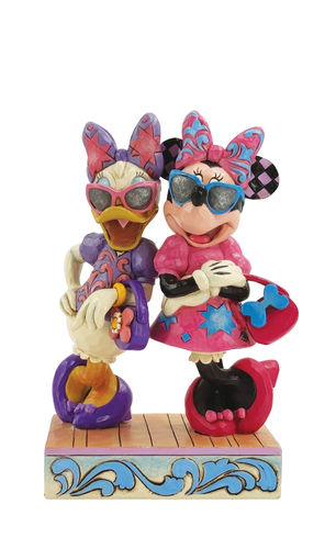Disney Traditions Fashionable Friends Minnie and Daisy Figurine