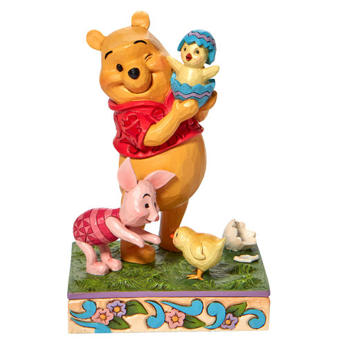 Disney Traditions Pooh and Piglet Easter Figurine
