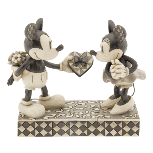 Disney Traditions Real Sweetheart Mickey and Minnie Mouse Figurine