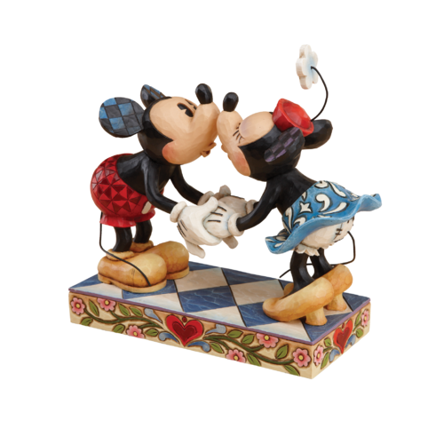 Disney Traditions Smooch for My Sweetie Mickey and Minnie Figurine
