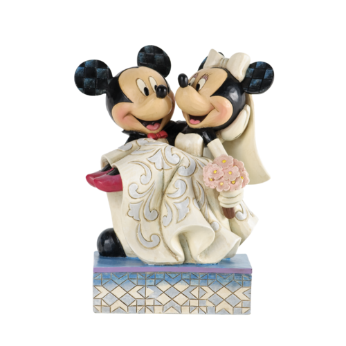 Disney Traditions Congratulations Mickey and Minnie Mouse Figurine