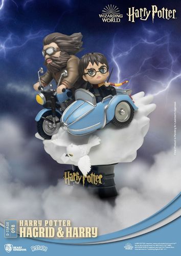 Beast Kingdom Harry Potter D Stage PVC Hagrid and Harry Standard Version Diorama
