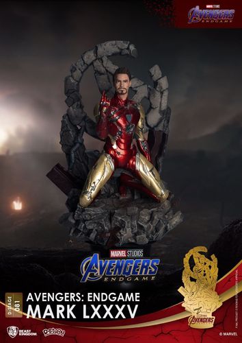 Beast Kingdom Avengers Endgame D-Stage PVC Iron Man Mark LXXXV Diorama