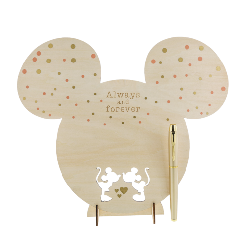 Enchanting Disney Collection Mickey and Minnie Mouse Plaque
