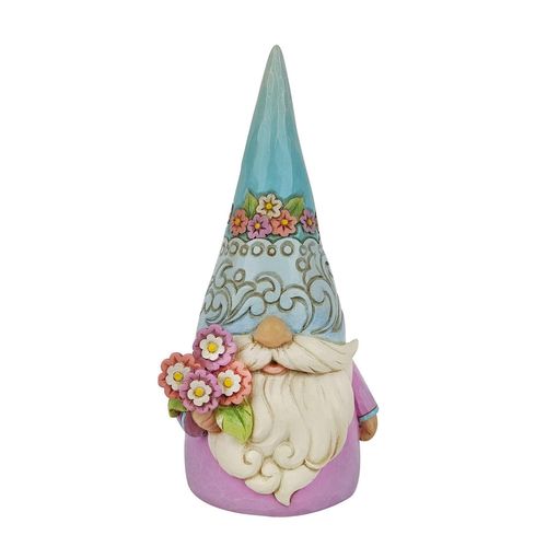 Heartwood Creek By Jim Shore Gnome with Flowers Figurine