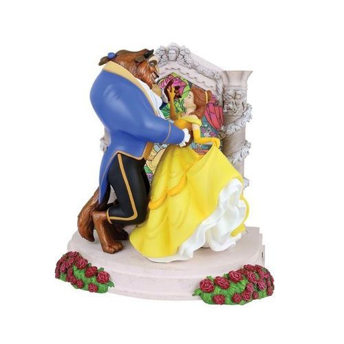 Disney Showcase Collection Belle and Beast Light Up Figurine