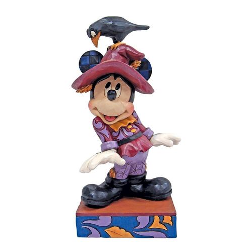 Disney Traditions Scaredy Crow Scarecrow Mickey Mouse Figurine