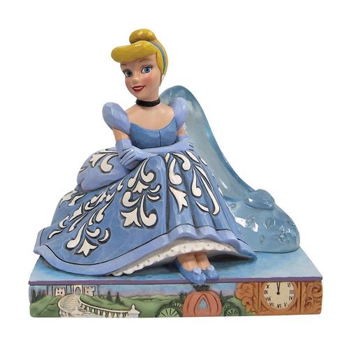 Disney Traditions A Magical Midnight Cinderella Glass Slipper