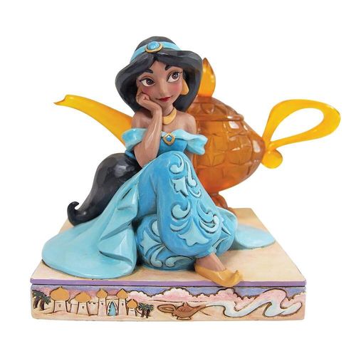 Disney Traditions Arabian Wishes Jasmine and Genie Lamp