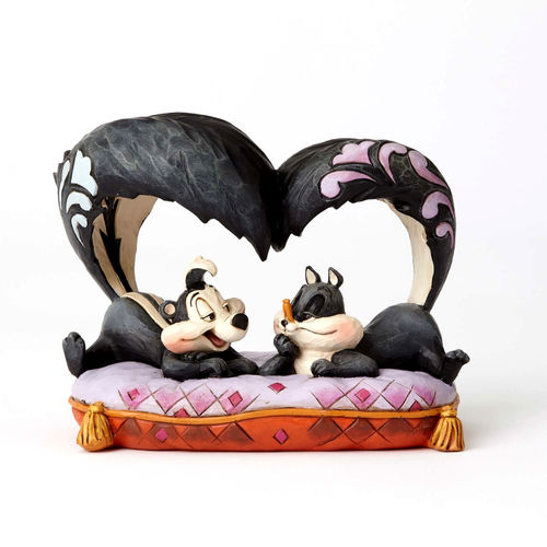 Looney Tunes By Jim Shore Hello Cherie Pepe Le Pew and Penelope Figurine