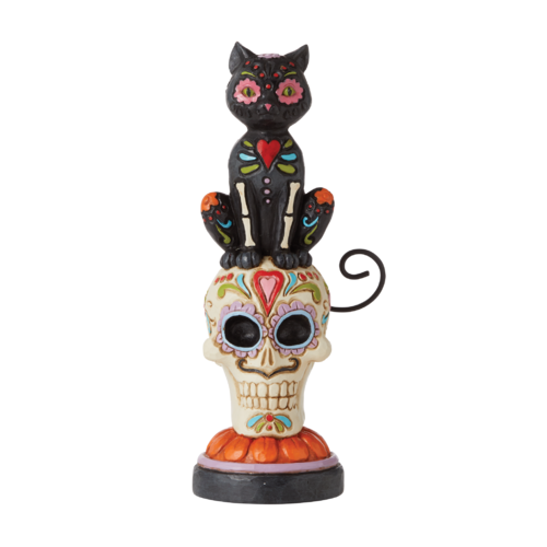 Heartwood Creek By Jim Shore Day of the Dead Black Cat Figurine