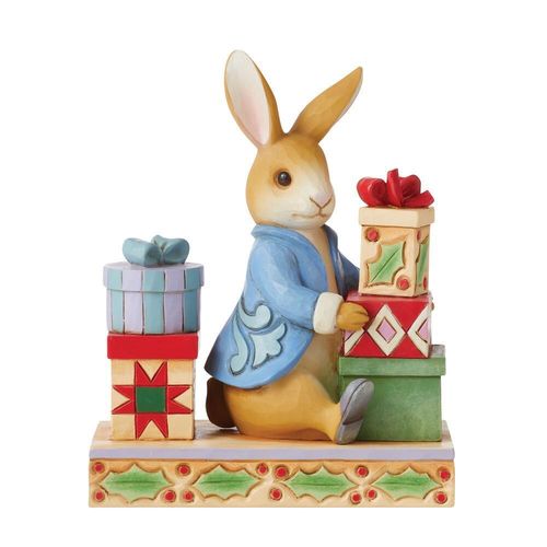 Beatrix Potter By Jim Shore Peter with Presents Figurine