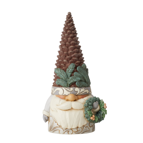 Heartwood Creek by Jim Shore Woodland Gnome with Pinecone Hat
